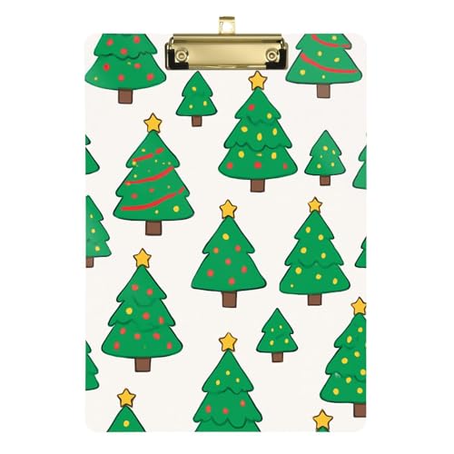 Padfolio Klemmbrett Ordner Acryl niedlich für personalisierte Klemmbretter für Lehrer Größe 22,9 x 30,5 cm von GuoChe
