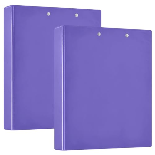 Ringbuch mit 3 Ringen, 3,8 cm mit Klemmbrett, 1/2er-Pack, Schulbedarf, Ordner, 200 Blatt, Schieferblau, Lila Ringbuch mit 3 Ringen, 3,8 cm mit Klemmbrett, 1/2er-Pack, Schulbedarf, Ordner, 200 Blatt, Schieferblau, Lila von GuoChe