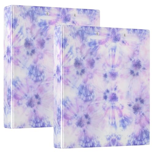 Ringbuch mit drei Ringen, 3,8 cm, mit Tascheneinband, 1/2er-Pack, Schulbedarf, 200 Blatt, violett, Batikfärbung Ringbuch mit drei Ringen, 3,8 cm, mit Tascheneinband, 1/2er-Pack, Schulbedarf, 200 Blatt, violett, Batikfärbung von GuoChe