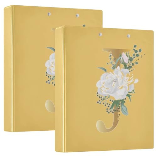 Ringbuch mit runden Ringen, 3,8 cm mit Taschen, 1/2er-Pack, College-Ordner für Studenten, Hardcover J Ringbuch mit runden Ringen, 3,8 cm mit Taschen, 1/2er-Pack, College-Ordner für Studenten, Hardcover J von GuoChe