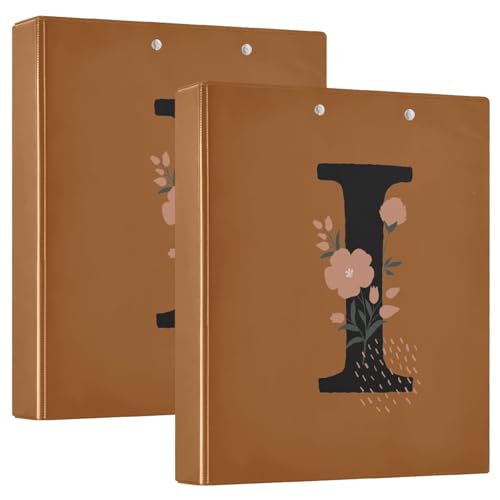 Ringbücher mit Klemmbrett, rund, 3,8 cm, 1/2 Packungen, Schulhefter Hardcover I von GuoChe