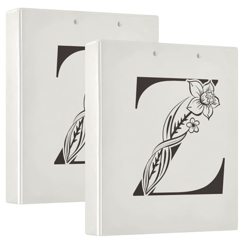 Ringbücher mit runden Ringen, 3,5 cm mit Innentaschen, 1/2er-Pack, College-Ordner für Studenten, Hardcover Z Ringbücher mit runden Ringen, 3,5 cm mit Innentaschen, 1/2er-Pack, College-Ordner für Studenten, Hardcover Z von GuoChe
