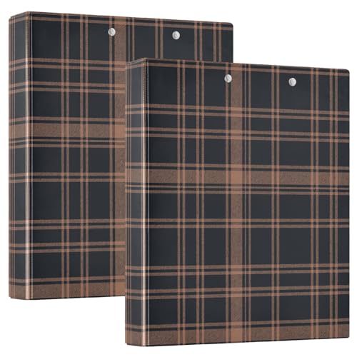 Schottisches kariertes D-Ringbuch mit Taschen, 1 Packung, 3,8 cm, sortiert, Bürobedarf, Hardcover Schottisches kariertes D-Ringbuch mit Taschen, 1 Packung, 3,8 cm, sortiert, Bürobedarf, Hardcover von GuoChe