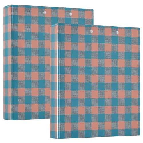 Schwere Ordner mit Tascheneinband, kariert, Gingham-Muster, 3,8 cm, Büroordner, Zuhause, Reisen, Karten, Aufbewahrungsbehälter für 200 Blatt Schwere Ordner mit Tascheneinband, kariert, Gingham-Muster, 3,8 cm, Büroordner, Zuhause, Reisen, Karten, Aufbewahrungsbehälter für 200 Blatt von GuoChe