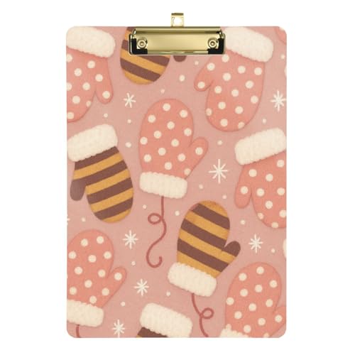 Smart-Klemmbrett aus Hartfaserplatte für Trainer, medizinisches Klassenzimmer, Größe 22,9 x 30,5 cm, nahtloses Fäustling-Muster Smart-Klemmbrett aus Hartfaserplatte für Trainer, medizinisches Klassenzimmer, Größe 22,9 x 30,5 cm, nahtloses Fäustling-Muster von GuoChe