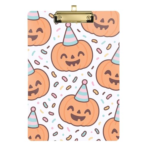 Therapie-Klemmbrett, Standard-Loch, für Schüler, Mädchen, Kinder, Lehrer, Klemmbrett, Größe 22,9 x 30,5 cm, Halloween Therapie-Klemmbrett, Standard-Loch, für Schüler, Mädchen, Kinder, Lehrer, Klemmbrett, Größe 22,9 x 30,5 cm, Halloween von GuoChe