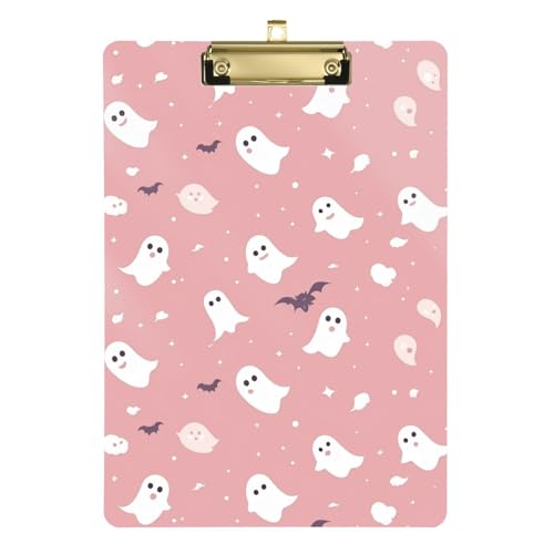 Weiches rosa Halloween-Muster Ingenieur Klemmbrett Kunststoff für Klassenzimmer Zubehör für Lehrer Weiches rosa Halloween-Muster Ingenieur Klemmbrett Kunststoff für Klassenzimmer Zubehör für Lehrer von GuoChe