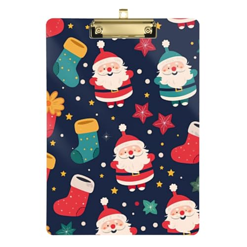 Weihnachts-Klemmbretter für Fußball-Truck-Fahrer, Größe 22,9 x 30,5 cm von GuoChe