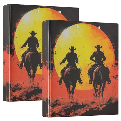 West Cowboys Ringbuch mit 3 Ringen, 3,8 cm, mit Klemmbrett, 1/2er-Pack, Schulhefter 200 Blatt West Cowboys Ringbuch mit 3 Ringen, 3,8 cm, mit Klemmbrett, 1/2er-Pack, Schulhefter 200 Blatt von GuoChe