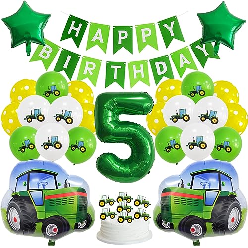 Guoguonb Grün 5 Jahre Traktor Geburtstag Deko Happy Birthday Banner Zahlenballon 5 Folienballon Bedruckte Ballons Traktor Tortendekoration für Kindergeburtstag Partyset Dekoration Guoguonb Grün 5 Jahre Traktor Geburtstag Deko Happy Birthday Banner Zahlenballon 5 Folienballon Bedruckte Ballons Traktor Tortendekoration für Kindergeburtstag Partyset Dekoration von Guoguonb