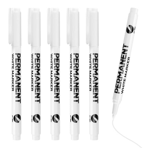 Gurfzcyuoo Permanent-Marker, 6 Stück, weiße Acrylstifte, 2 mm, extra feine Spitze, ideal für Kleidung, Steine, Felsmalerei, Beschriftung, DIY, Handwerk, Kunstprojekte Gurfzcyuoo Permanent-Marker, 6 Stück, weiße Acrylstifte, 2 mm, extra feine Spitze, ideal für Kleidung, Steine, Felsmalerei, Beschriftung, DIY, Handwerk, Kunstprojekte von Gurfzcyuoo