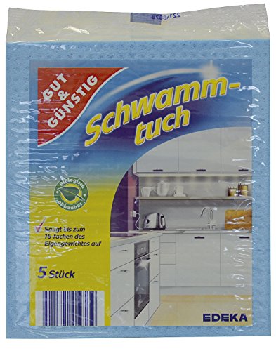 GUT & GÜNSTIG 2235743000 Schwammtuch - 5 Stück GUT & GÜNSTIG 2235743000 Schwammtuch - 5 Stück von Gut & Günstig