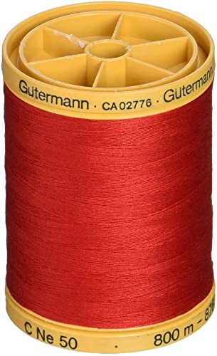 Gutermann G743933-2074 Nähfaden, Cotton, #2074 Rot, 800 m Gutermann G743933-2074 Nähfaden, Cotton, #2074 Rot, 800 m von Gutermann