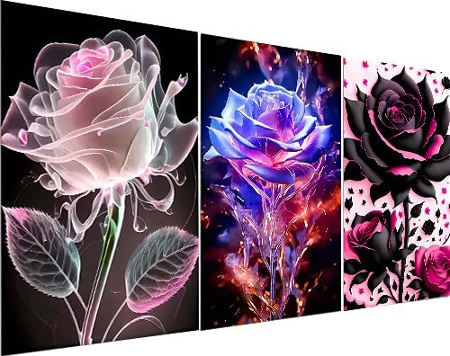 Gutluz 3er Pack Diamond Painting Erwachsene Blumen 5D Diamant Painting Bilder Erwachsene Blume Diamond-Painting Kit als Geschenke Bastelset Erwachsene Diamond Art Kits Gutluz 3er Pack Diamond Painting Erwachsene Blumen 5D Diamant Painting Bilder Erwachsene Blume Diamond-Painting Kit als Geschenke Bastelset Erwachsene Diamond Art Kits von Gutluz