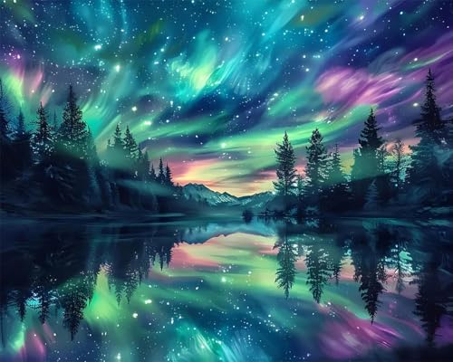 Gutluz Diamond Painting Erwachsene Landschaft 5D Diamant Painting Bilder Erwachsene Aurora Diamond-Painting Kit als Geschenke Weihnachten Neujahr Bastelset Erwachsene Diamond Art Gutluz Diamond Painting Erwachsene Landschaft 5D Diamant Painting Bilder Erwachsene Aurora Diamond-Painting Kit als Geschenke Weihnachten Neujahr Bastelset Erwachsene Diamond Art von Gutluz
