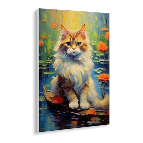 Guuogxan Malen Nach Zahlen Erwachsene, Katzen Bastelset GemäLde,Kreativ Set für Erwachsene Anfänger, DIY GemäLde Kit mit Pinsel und Acrylfarbe Als Geschenk für Wanddeko, Ohne Rahmen 30 x 40 cm u-418 Guuogxan Malen Nach Zahlen Erwachsene, Katzen Bastelset GemäLde,Kreativ Set für Erwachsene Anfänger, DIY GemäLde Kit mit Pinsel und Acrylfarbe Als Geschenk für Wanddeko, Ohne Rahmen 30 x 40 cm u-418 von Guuogxan