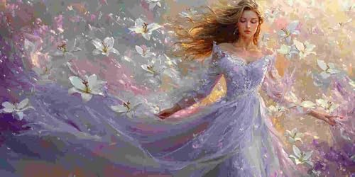 Lilien Frau Diamond Painting Erwachsene Groß xxl, 5D Diamant Painting Bilder Anfänger Runder Vollbohrer Diamanten Malerei DIY Stickerei Kreuzstich Home Wand Dekor, Geschenke für Frauen 25x50 cm z-24 Lilien Frau Diamond Painting Erwachsene Groß xxl, 5D Diamant Painting Bilder Anfänger Runder Vollbohrer Diamanten Malerei DIY Stickerei Kreuzstich Home Wand Dekor, Geschenke für Frauen 25x50 cm z-24 von Guuogxan