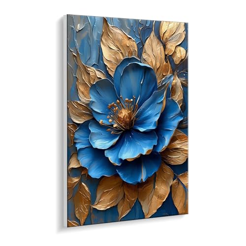 Malen Nach Zahlen Erwachsene, Blaue Blumen Bastelset GemäLde,Kreativ Set für Erwachsene Anfänger, DIY GemäLde Kit mit Pinsel und Acrylfarbe Als Geschenk für Wanddeko, Ohne Rahmen 40 x 50 cm u-366 Malen Nach Zahlen Erwachsene, Blaue Blumen Bastelset GemäLde,Kreativ Set für Erwachsene Anfänger, DIY GemäLde Kit mit Pinsel und Acrylfarbe Als Geschenk für Wanddeko, Ohne Rahmen 40 x 50 cm u-366 von Guuogxan