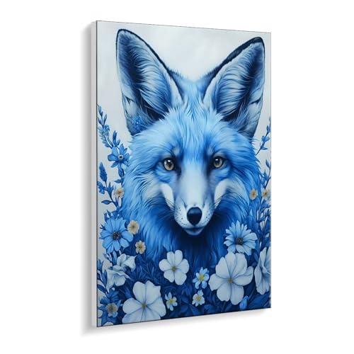 Malen Nach Zahlen Erwachsene, Blauer Fuchs Bastelset GemäLde,Kreativ Set für Erwachsene Anfänger, DIY GemäLde Kit mit Pinsel und Acrylfarbe Als Geschenk für Wanddeko, Ohne Rahmen 60 x 80 cm u-363 Malen Nach Zahlen Erwachsene, Blauer Fuchs Bastelset GemäLde,Kreativ Set für Erwachsene Anfänger, DIY GemäLde Kit mit Pinsel und Acrylfarbe Als Geschenk für Wanddeko, Ohne Rahmen 60 x 80 cm u-363 von Guuogxan