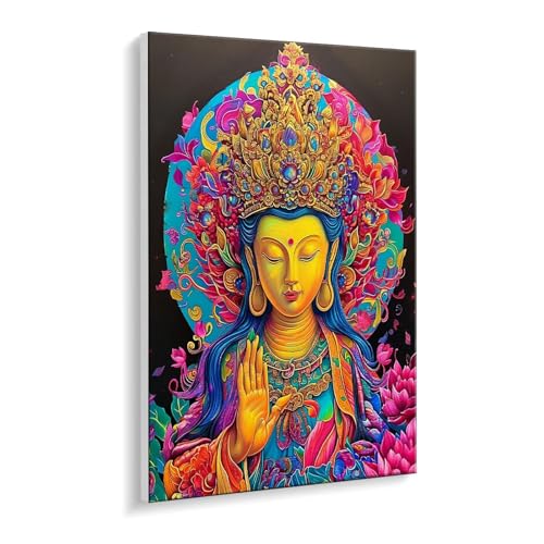 Malen Nach Zahlen Erwachsene, Bodhisattva Bastelset GemäLde,Kreativ Set für Erwachsene Anfänger, DIY GemäLde Kit mit Pinsel und Acrylfarbe Als Geschenk für Wanddeko, Ohne Rahmen 30 x 40 cm u-510 Malen Nach Zahlen Erwachsene, Bodhisattva Bastelset GemäLde,Kreativ Set für Erwachsene Anfänger, DIY GemäLde Kit mit Pinsel und Acrylfarbe Als Geschenk für Wanddeko, Ohne Rahmen 30 x 40 cm u-510 von Guuogxan