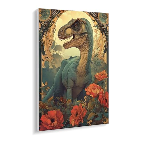 Malen Nach Zahlen Erwachsene, Dinosaurier Bastelset GemäLde,Kreativ Set für Erwachsene Anfänger, DIY GemäLde Kit mit Pinsel und Acrylfarbe Als Geschenk für Wanddeko, Ohne Rahmen 30 x 40 cm u-358 Malen Nach Zahlen Erwachsene, Dinosaurier Bastelset GemäLde,Kreativ Set für Erwachsene Anfänger, DIY GemäLde Kit mit Pinsel und Acrylfarbe Als Geschenk für Wanddeko, Ohne Rahmen 30 x 40 cm u-358 von Guuogxan