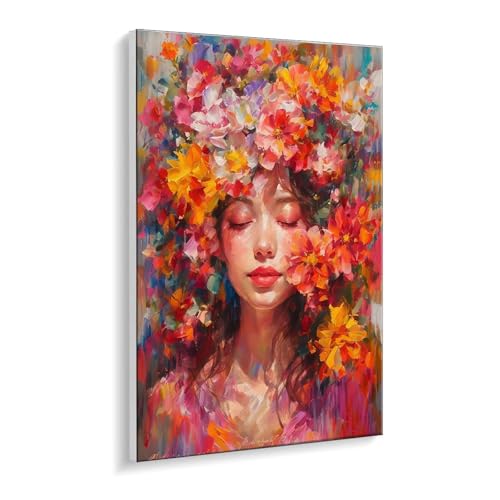 Malen Nach Zahlen Erwachsene, Frauen Blumen Bastelset GemäLde,Kreativ Set für Erwachsene Anfänger, DIY GemäLde Kit mit Pinsel und Acrylfarbe Als Geschenk für Wanddeko, Ohne Rahmen 80 x 110 cm u-489 Malen Nach Zahlen Erwachsene, Frauen Blumen Bastelset GemäLde,Kreativ Set für Erwachsene Anfänger, DIY GemäLde Kit mit Pinsel und Acrylfarbe Als Geschenk für Wanddeko, Ohne Rahmen 80 x 110 cm u-489 von Guuogxan