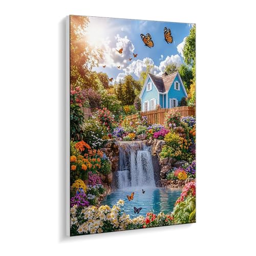Malen Nach Zahlen Erwachsene, Haus Aussicht Bastelset GemäLde,Kreativ Set für Erwachsene Anfänger, DIY GemäLde Kit mit Pinsel und Acrylfarbe Als Geschenk für Wanddeko, Ohne Rahmen 30 x 40 cm u-466 Malen Nach Zahlen Erwachsene, Haus Aussicht Bastelset GemäLde,Kreativ Set für Erwachsene Anfänger, DIY GemäLde Kit mit Pinsel und Acrylfarbe Als Geschenk für Wanddeko, Ohne Rahmen 30 x 40 cm u-466 von Guuogxan