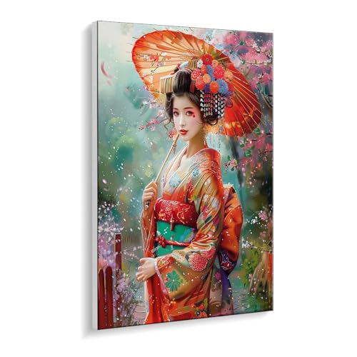 Malen Nach Zahlen Erwachsene, Japanische Geishi Bastelset GemäLde,Kreativ Set für Erwachsene Anfänger, DIY GemäLde Kit mit Pinsel und Acrylfarbe Als Geschenk für Wanddeko, Ohne Rahmen 60 x 80 cm u-545 Malen Nach Zahlen Erwachsene, Japanische Geishi Bastelset GemäLde,Kreativ Set für Erwachsene Anfänger, DIY GemäLde Kit mit Pinsel und Acrylfarbe Als Geschenk für Wanddeko, Ohne Rahmen 60 x 80 cm u-545 von Guuogxan