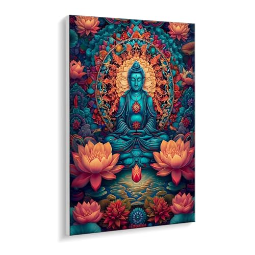Malen Nach Zahlen Erwachsene, Lotus Zen Bastelset GemäLde,Kreativ Set für Erwachsene Anfänger, DIY GemäLde Kit mit Pinsel und Acrylfarbe Als Geschenk für Wanddeko, Ohne Rahmen 80 x 110 cm u-385 Malen Nach Zahlen Erwachsene, Lotus Zen Bastelset GemäLde,Kreativ Set für Erwachsene Anfänger, DIY GemäLde Kit mit Pinsel und Acrylfarbe Als Geschenk für Wanddeko, Ohne Rahmen 80 x 110 cm u-385 von Guuogxan