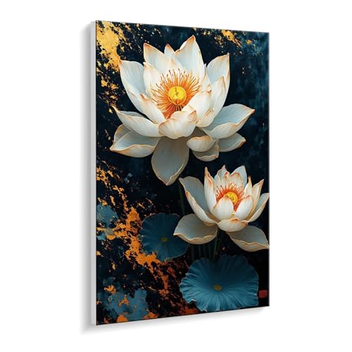 Malen Nach Zahlen Erwachsene, Lotusblumen Bastelset GemäLde,Kreativ Set für Erwachsene Anfänger, DIY GemäLde Kit mit Pinsel und Acrylfarbe Als Geschenk für Wanddeko, Ohne Rahmen 60 x 80 cm u-384 Malen Nach Zahlen Erwachsene, Lotusblumen Bastelset GemäLde,Kreativ Set für Erwachsene Anfänger, DIY GemäLde Kit mit Pinsel und Acrylfarbe Als Geschenk für Wanddeko, Ohne Rahmen 60 x 80 cm u-384 von Guuogxan