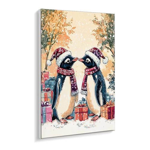 Malen Nach Zahlen Erwachsene, Pinguin Geschenke Bastelset GemäLde,Kreativ Set für Erwachsene Anfänger, DIY GemäLde Kit mit Pinsel und Acrylfarbe Als für Wanddeko, Ohne Rahmen 100 x 130 cm u-524 Malen Nach Zahlen Erwachsene, Pinguin Geschenke Bastelset GemäLde,Kreativ Set für Erwachsene Anfänger, DIY GemäLde Kit mit Pinsel und Acrylfarbe Als für Wanddeko, Ohne Rahmen 100 x 130 cm u-524 von Guuogxan