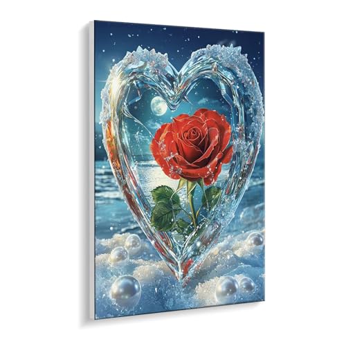 Malen Nach Zahlen Erwachsene, Rose Liebe Bastelset GemäLde,Kreativ Set für Erwachsene Anfänger, DIY GemäLde Kit mit Pinsel und Acrylfarbe Als Geschenk für Wanddeko, Ohne Rahmen 80 x 110 cm u-441 Malen Nach Zahlen Erwachsene, Rose Liebe Bastelset GemäLde,Kreativ Set für Erwachsene Anfänger, DIY GemäLde Kit mit Pinsel und Acrylfarbe Als Geschenk für Wanddeko, Ohne Rahmen 80 x 110 cm u-441 von Guuogxan