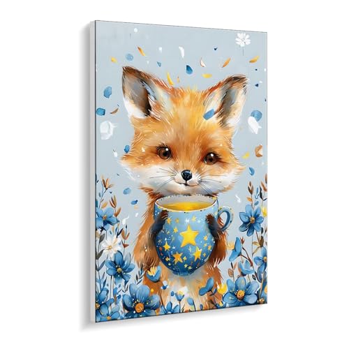 Malen Nach Zahlen Erwachsene, Süß Fuchs Bastelset GemäLde,Kreativ Set für Erwachsene Anfänger, DIY GemäLde Kit mit Pinsel und Acrylfarbe Als Geschenk für Wanddeko, Ohne Rahmen 30 x 40 cm u-341 Malen Nach Zahlen Erwachsene, Süß Fuchs Bastelset GemäLde,Kreativ Set für Erwachsene Anfänger, DIY GemäLde Kit mit Pinsel und Acrylfarbe Als Geschenk für Wanddeko, Ohne Rahmen 30 x 40 cm u-341 von Guuogxan