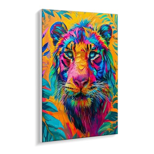 Malen Nach Zahlen Erwachsene, Tiger Farbe Bastelset GemäLde,Kreativ Set für Erwachsene Anfänger, DIY GemäLde Kit mit Pinsel und Acrylfarbe Als Geschenk für Wanddeko, Ohne Rahmen 100 x 130 cm u-377 Malen Nach Zahlen Erwachsene, Tiger Farbe Bastelset GemäLde,Kreativ Set für Erwachsene Anfänger, DIY GemäLde Kit mit Pinsel und Acrylfarbe Als Geschenk für Wanddeko, Ohne Rahmen 100 x 130 cm u-377 von Guuogxan