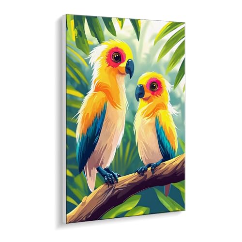 Malen Nach Zahlen Erwachsene, Tropische Vögel Bastelset GemäLde,Kreativ Set für Erwachsene Anfänger, DIY GemäLde Kit mit Pinsel und Acrylfarbe Als Geschenk für Wanddeko, Ohne Rahmen 30 x 40 cm u-538 Malen Nach Zahlen Erwachsene, Tropische Vögel Bastelset GemäLde,Kreativ Set für Erwachsene Anfänger, DIY GemäLde Kit mit Pinsel und Acrylfarbe Als Geschenk für Wanddeko, Ohne Rahmen 30 x 40 cm u-538 von Guuogxan