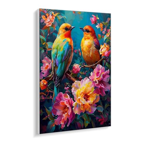 Malen Nach Zahlen Erwachsene, Vögel Blumen Bastelset GemäLde,Kreativ Set für Erwachsene Anfänger, DIY GemäLde Kit mit Pinsel und Acrylfarbe Als Geschenk für Wanddeko, Ohne Rahmen 30 x 40 cm u-473 Malen Nach Zahlen Erwachsene, Vögel Blumen Bastelset GemäLde,Kreativ Set für Erwachsene Anfänger, DIY GemäLde Kit mit Pinsel und Acrylfarbe Als Geschenk für Wanddeko, Ohne Rahmen 30 x 40 cm u-473 von Guuogxan