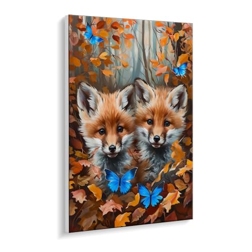 Malen Nach Zahlen Erwachsene, Wald Fuchs Bastelset GemäLde,Kreativ Set für Erwachsene Anfänger, DIY GemäLde Kit mit Pinsel und Acrylfarbe Als Geschenk für Wanddeko, Ohne Rahmen 40 x 50 cm u-550 Malen Nach Zahlen Erwachsene, Wald Fuchs Bastelset GemäLde,Kreativ Set für Erwachsene Anfänger, DIY GemäLde Kit mit Pinsel und Acrylfarbe Als Geschenk für Wanddeko, Ohne Rahmen 40 x 50 cm u-550 von Guuogxan