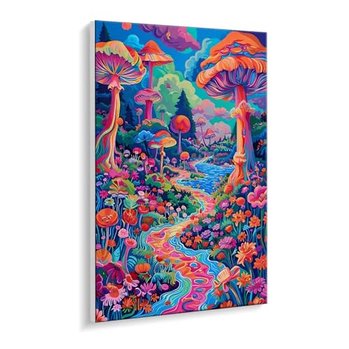 Malen Nach Zahlen Erwachsene, Wald Pilze Bastelset GemäLde,Kreativ Set für Erwachsene Anfänger, DIY GemäLde Kit mit Pinsel und Acrylfarbe Als Geschenk für Wanddeko, Ohne Rahmen 60 x 80 cm u-553 Malen Nach Zahlen Erwachsene, Wald Pilze Bastelset GemäLde,Kreativ Set für Erwachsene Anfänger, DIY GemäLde Kit mit Pinsel und Acrylfarbe Als Geschenk für Wanddeko, Ohne Rahmen 60 x 80 cm u-553 von Guuogxan