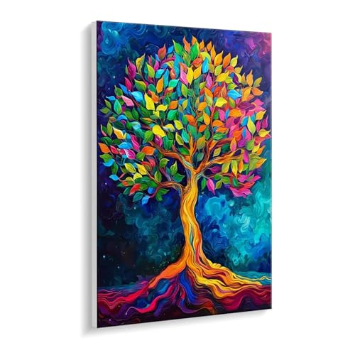 Malen nach Zahlen für Erwachsene – DIY Ölgemälde Set für Anfänger, ohne Rahmen 20 x 30 cm, mit 3 Pinseln & Hochwertigen Acrylfarben, Home Deko Entspannung & Kreativität Geschenk (Träume Bäume) i-454 Malen nach Zahlen für Erwachsene – DIY Ölgemälde Set für Anfänger, ohne Rahmen 20 x 30 cm, mit 3 Pinseln & Hochwertigen Acrylfarben, Home Deko Entspannung & Kreativität Geschenk (Träume Bäume) i-454 von Guuogxan