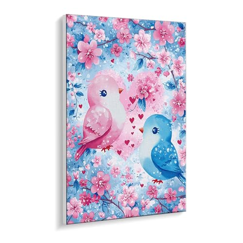 Malen nach Zahlen für Erwachsene – DIY Ölgemälde Set für Anfänger, ohne Rahmen 20 x 30 cm, mit 3 Pinseln & Hochwertigen Acrylfarben, Home Deko Entspannung & Kreativität Geschenk (Vögel Blumen) i-472 Malen nach Zahlen für Erwachsene – DIY Ölgemälde Set für Anfänger, ohne Rahmen 20 x 30 cm, mit 3 Pinseln & Hochwertigen Acrylfarben, Home Deko Entspannung & Kreativität Geschenk (Vögel Blumen) i-472 von Guuogxan