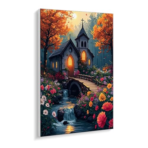 Malen nach Zahlen für Erwachsene – DIY Ölgemälde Set für Anfänger, ohne Rahmen 35 x 50 cm, mit 3 Pinseln & Hochwertigen Acrylfarben, Home Deko Entspannung & Kreativität Geschenk (Brücke Aussicht) i526 Malen nach Zahlen für Erwachsene – DIY Ölgemälde Set für Anfänger, ohne Rahmen 35 x 50 cm, mit 3 Pinseln & Hochwertigen Acrylfarben, Home Deko Entspannung & Kreativität Geschenk (Brücke Aussicht) i526 von Guuogxan