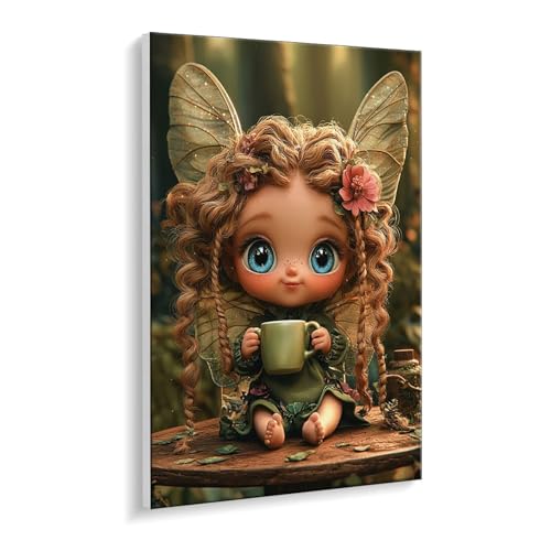 Malen nach Zahlen für Erwachsene – DIY Ölgemälde Set für Anfänger, ohne Rahmen 35 x 50 cm, mit 3 Pinseln & Hochwertigen Acrylfarben, Home Deko Entspannung & Kreativität Geschenk (Süße Elfen) i-342 Malen nach Zahlen für Erwachsene – DIY Ölgemälde Set für Anfänger, ohne Rahmen 35 x 50 cm, mit 3 Pinseln & Hochwertigen Acrylfarben, Home Deko Entspannung & Kreativität Geschenk (Süße Elfen) i-342 von Guuogxan