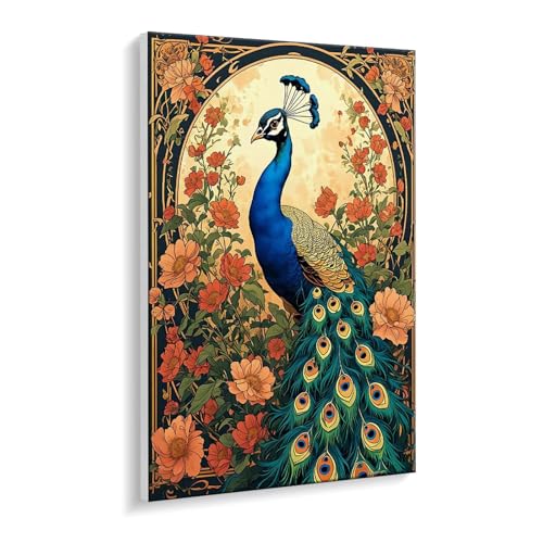 Malen nach Zahlen für Erwachsene – DIY Ölgemälde Set für Anfänger, ohne Rahmen 35 x 50 cm, mit 3 Pinseln & Hochwertigen Acrylfarben, Home Dekoration Entspannung & Kreativität Geschenk (Pfauen) i-354 Malen nach Zahlen für Erwachsene – DIY Ölgemälde Set für Anfänger, ohne Rahmen 35 x 50 cm, mit 3 Pinseln & Hochwertigen Acrylfarben, Home Dekoration Entspannung & Kreativität Geschenk (Pfauen) i-354 von Guuogxan