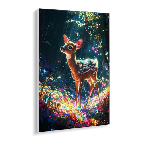 Malen nach Zahlen für Erwachsene – DIY Ölgemälde Set für Anfänger, ohne Rahmen 50 x 70 cm, mit 3 Pinseln & Hochwertigen Acrylfarben, Home Dekoration Entspannung & Kreativität Geschenk (Der Wald) i-397 Malen nach Zahlen für Erwachsene – DIY Ölgemälde Set für Anfänger, ohne Rahmen 50 x 70 cm, mit 3 Pinseln & Hochwertigen Acrylfarben, Home Dekoration Entspannung & Kreativität Geschenk (Der Wald) i-397 von Guuogxan