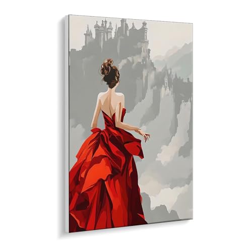Malen nach Zahlen für Erwachsene – DIY Ölgemälde Set für Anfänger, ohne Rahmen 90 x 120 cm, mit 3 Pinseln & Hochwertigen Acrylfarben, Home Deko Entspannung & Kreativität Geschenk (Frau Schloss) i-496 Malen nach Zahlen für Erwachsene – DIY Ölgemälde Set für Anfänger, ohne Rahmen 90 x 120 cm, mit 3 Pinseln & Hochwertigen Acrylfarben, Home Deko Entspannung & Kreativität Geschenk (Frau Schloss) i-496 von Guuogxan