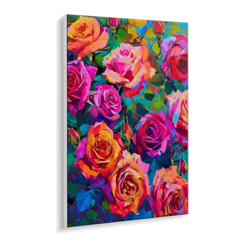 Malen nach Zahlen für Erwachsene – DIY Ölgemälde Set für Anfänger, ohne Rahmen 90 x 120 cm, mit 3 Pinseln & Hochwertigen Acrylfarben, Home Dekoration Entspannung & Kreativität Geschenk (Rosen) i-443 Malen nach Zahlen für Erwachsene – DIY Ölgemälde Set für Anfänger, ohne Rahmen 90 x 120 cm, mit 3 Pinseln & Hochwertigen Acrylfarben, Home Dekoration Entspannung & Kreativität Geschenk (Rosen) i-443 von Guuogxan