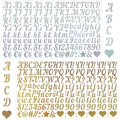 Guyode 12 Stück Buchstaben Aufkleber, Buchstaben Sticker, Klebebuchstaben Zahlen Aufkleber, Selbstklebende Letters Stickers, Blatt Zahlen Set für Hochzeit Geburtstag Briefkasten DIY Scrapbooking Guyode 12 Stück Buchstaben Aufkleber, Buchstaben Sticker, Klebebuchstaben Zahlen Aufkleber, Selbstklebende Letters Stickers, Blatt Zahlen Set für Hochzeit Geburtstag Briefkasten DIY Scrapbooking von Guyode