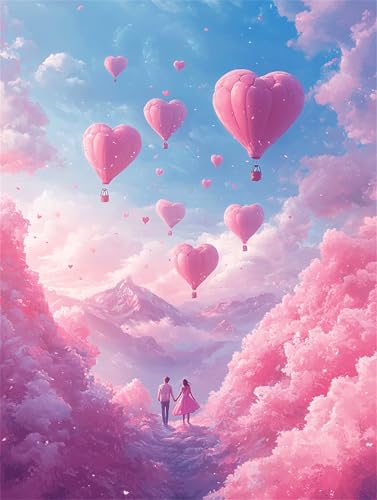 5D Diamant Painting kinder Paar Heißluftballon Diamond Painting Erwachsene Set, Mosaik Bastelset Erwachsene, DIY Full Drill Diamantkunst Stickerei Kreuzstich Kits, Geeignet Décor 80x100cm z-375 5D Diamant Painting kinder Paar Heißluftballon Diamond Painting Erwachsene Set, Mosaik Bastelset Erwachsene, DIY Full Drill Diamantkunst Stickerei Kreuzstich Kits, Geeignet Décor 80x100cm z-375 von Guyosing