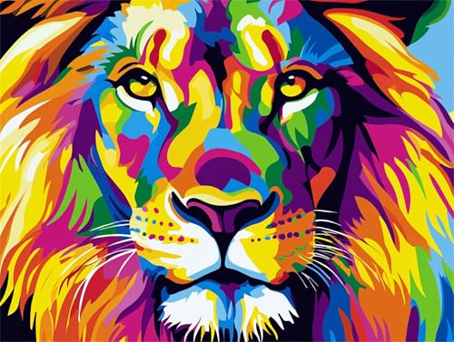 Abstrakt Löwe Diamond Painting Erwachsene Bastelset Set, 5D DIY Diamant Painting Kinder Anfänger Strasssteinen Diamanten Bastelset, Geeignet Dekoration von Zuhause Wohnzimmer Geschenk 90x120cm z-536 Abstrakt Löwe Diamond Painting Erwachsene Bastelset Set, 5D DIY Diamant Painting Kinder Anfänger Strasssteinen Diamanten Bastelset, Geeignet Dekoration von Zuhause Wohnzimmer Geschenk 90x120cm z-536 von Guyosing