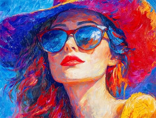 Abstrakt Mädchen Diamond Painting Erwachsene Bastelset Set, 5D DIY Diamant Painting Kinder Anfänger Strasssteinen Diamanten Bastelset, Geeignet Dekor von Zuhause Wohnzimmer Geschenk 90x120cm z-532 Abstrakt Mädchen Diamond Painting Erwachsene Bastelset Set, 5D DIY Diamant Painting Kinder Anfänger Strasssteinen Diamanten Bastelset, Geeignet Dekor von Zuhause Wohnzimmer Geschenk 90x120cm z-532 von Guyosing